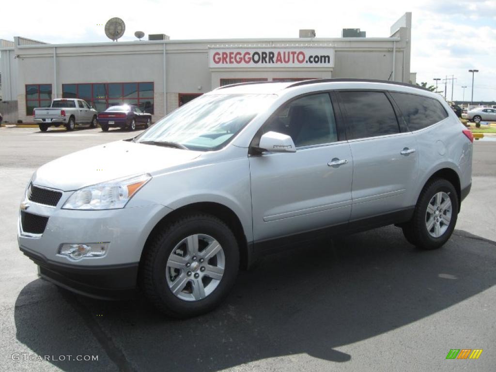 2011 Traverse LT - Silver Ice Metallic / Ebony/Ebony photo #1