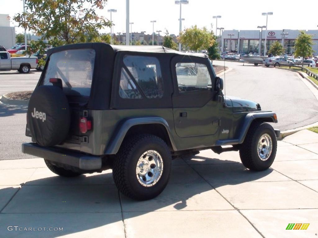 1999 Wrangler Sport 4x4 - Gunmetal Pearlcoat / Agate photo #6