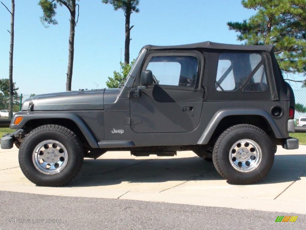 1999 Wrangler Sport 4x4 - Gunmetal Pearlcoat / Agate photo #10