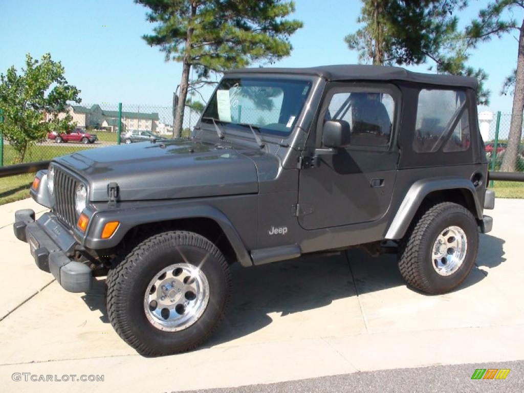 1999 Wrangler Sport 4x4 - Gunmetal Pearlcoat / Agate photo #12