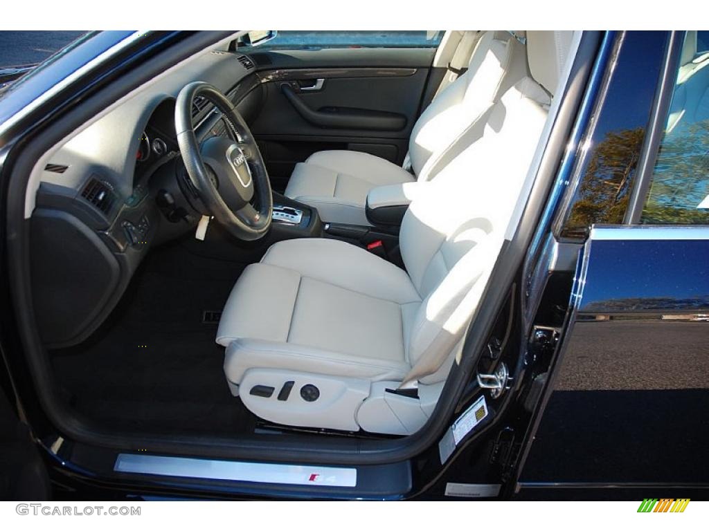 2008 S4 4.2 quattro Sedan - Deep Sea Blue Pearl Effect / Black/Silver photo #13