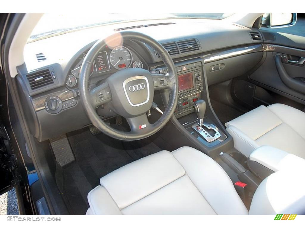 2008 S4 4.2 quattro Sedan - Deep Sea Blue Pearl Effect / Black/Silver photo #14