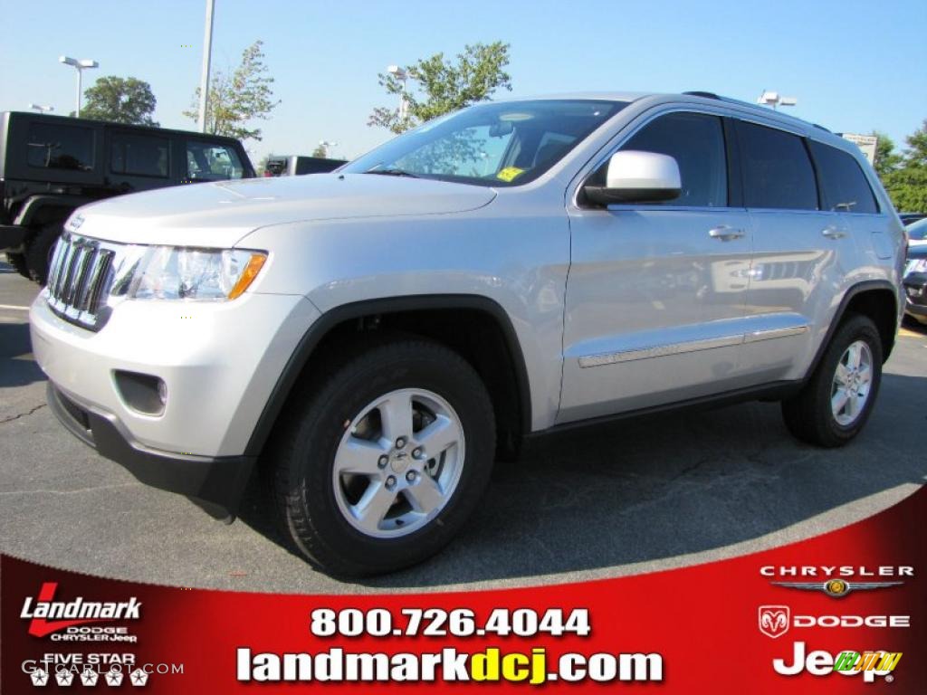 2011 Grand Cherokee Laredo - Bright Silver Metallic / Black photo #1