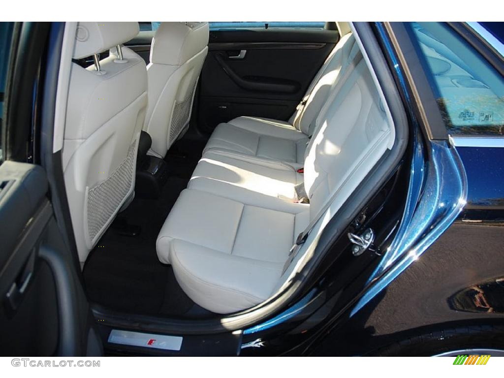 2008 S4 4.2 quattro Sedan - Deep Sea Blue Pearl Effect / Black/Silver photo #17