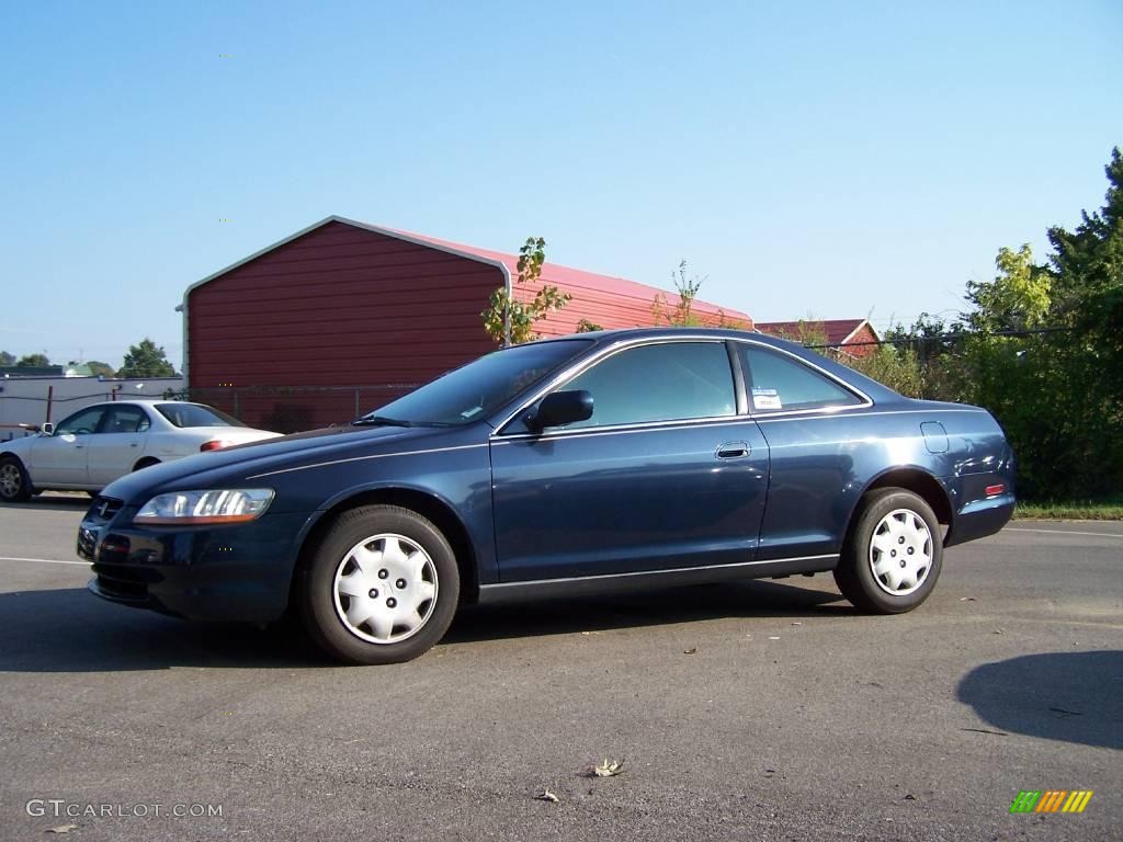 2000 Accord LX Coupe - Deep Velvet Blue Pearl / Ivory photo #1
