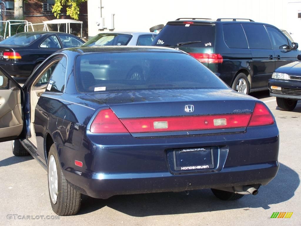 2000 Accord LX Coupe - Deep Velvet Blue Pearl / Ivory photo #3