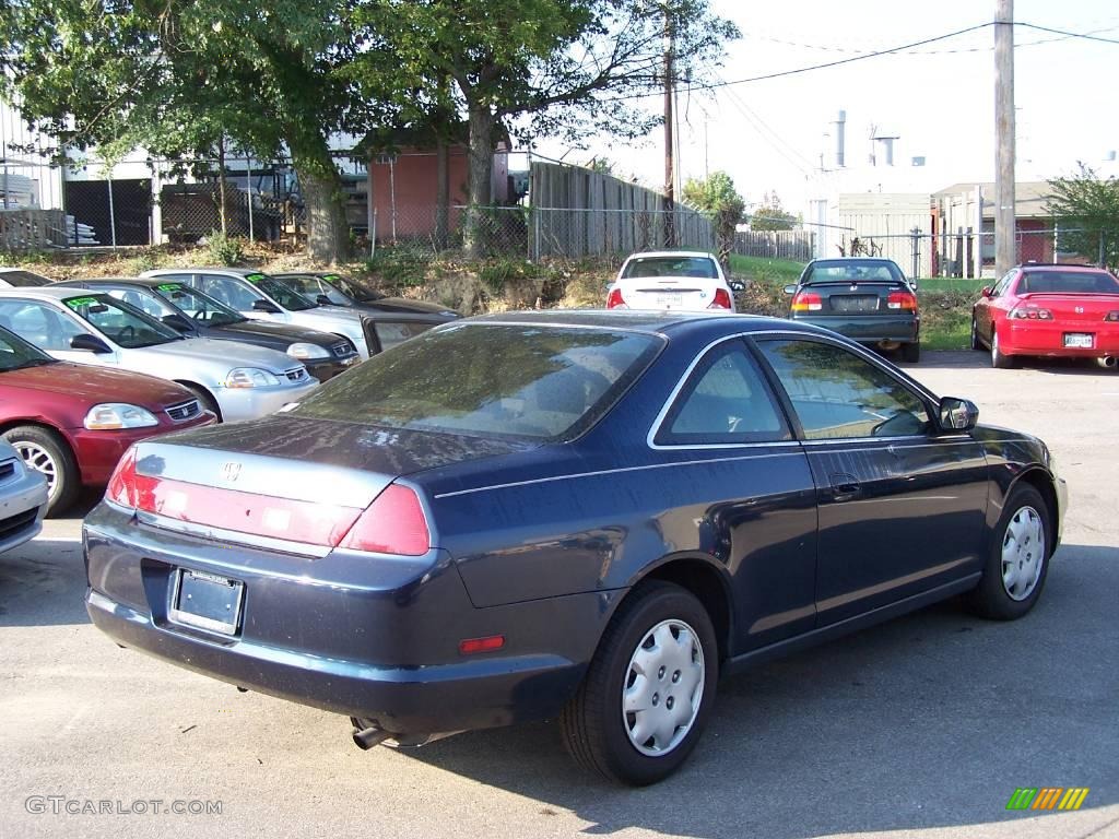 2000 Accord LX Coupe - Deep Velvet Blue Pearl / Ivory photo #4