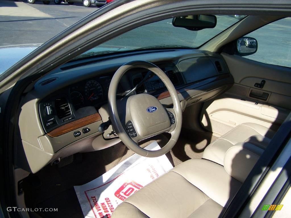 2003 Crown Victoria LX - Arizona Beige Metallic / Medium Parchment photo #7