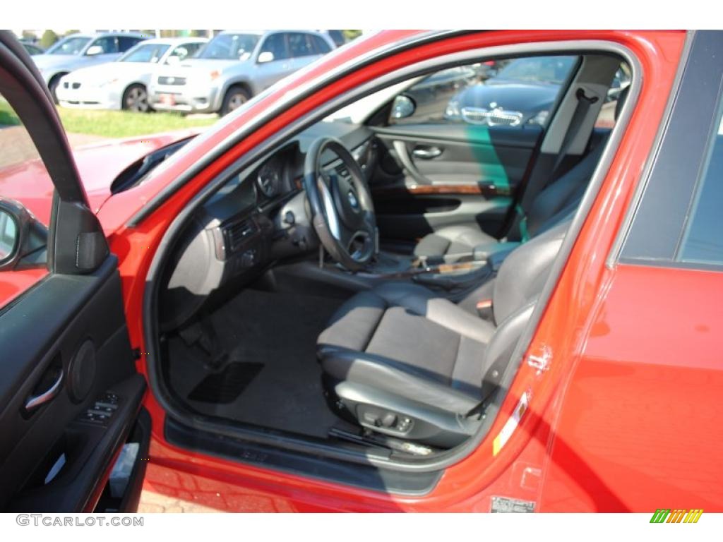 2007 3 Series 328i Sedan - Crimson Red / Black photo #12