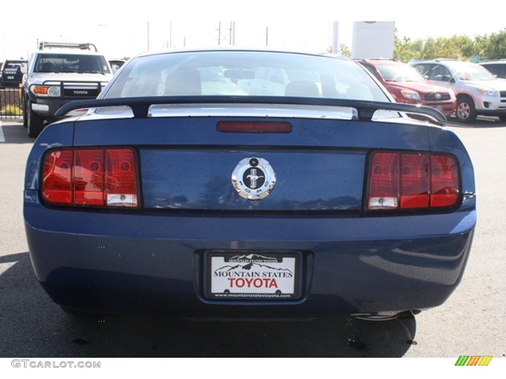 2006 Mustang V6 Premium Coupe - Vista Blue Metallic / Dark Charcoal photo #3