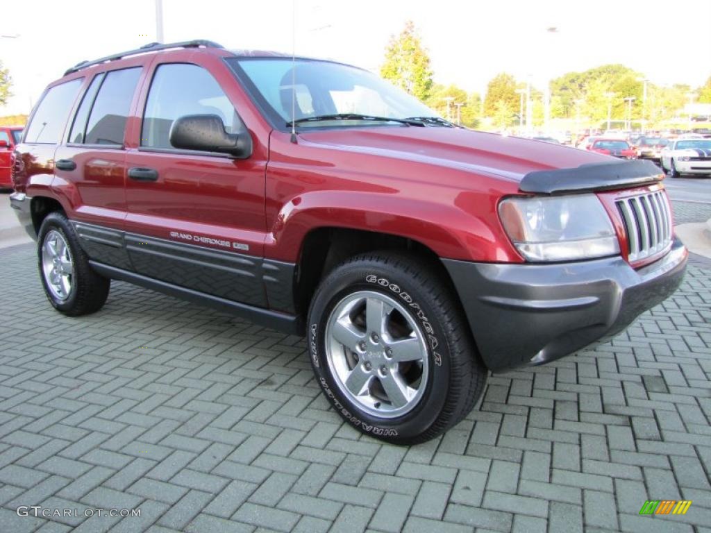 2004 Grand Cherokee Columbia Edition 4x4 - Inferno Red Pearl / Dark Slate Gray photo #1