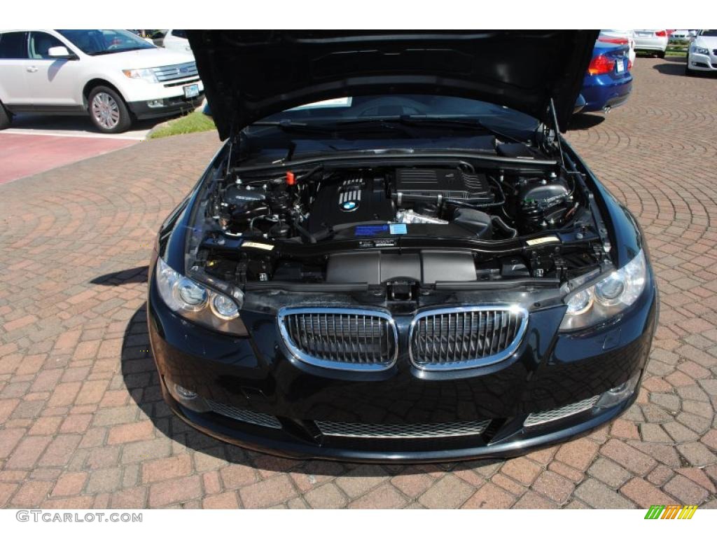 2009 3 Series 335i Convertible - Jet Black / Black photo #19