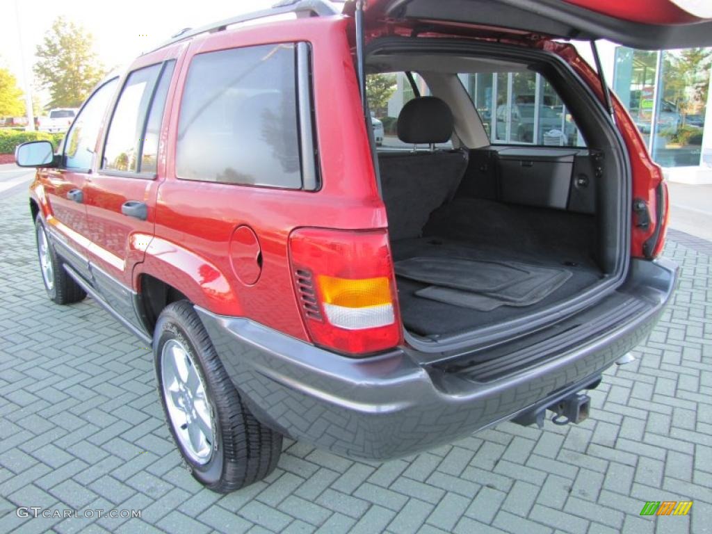 2004 Grand Cherokee Columbia Edition 4x4 - Inferno Red Pearl / Dark Slate Gray photo #15