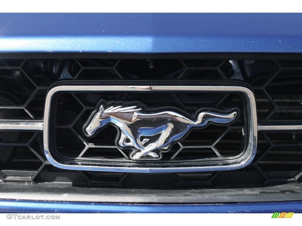 2006 Mustang V6 Premium Coupe - Vista Blue Metallic / Dark Charcoal photo #30