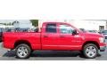 2007 Flame Red Dodge Ram 1500 Big Horn Edition Quad Cab 4x4  photo #1