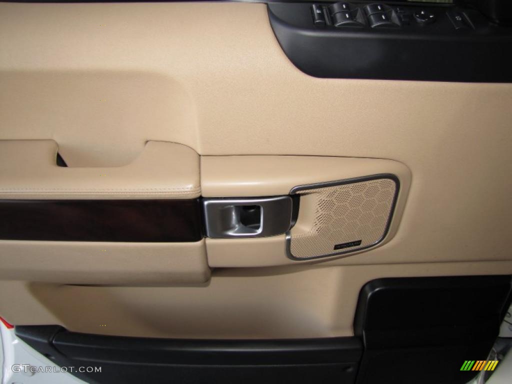2008 Range Rover V8 HSE - Alaska White / Sand/Jet photo #16