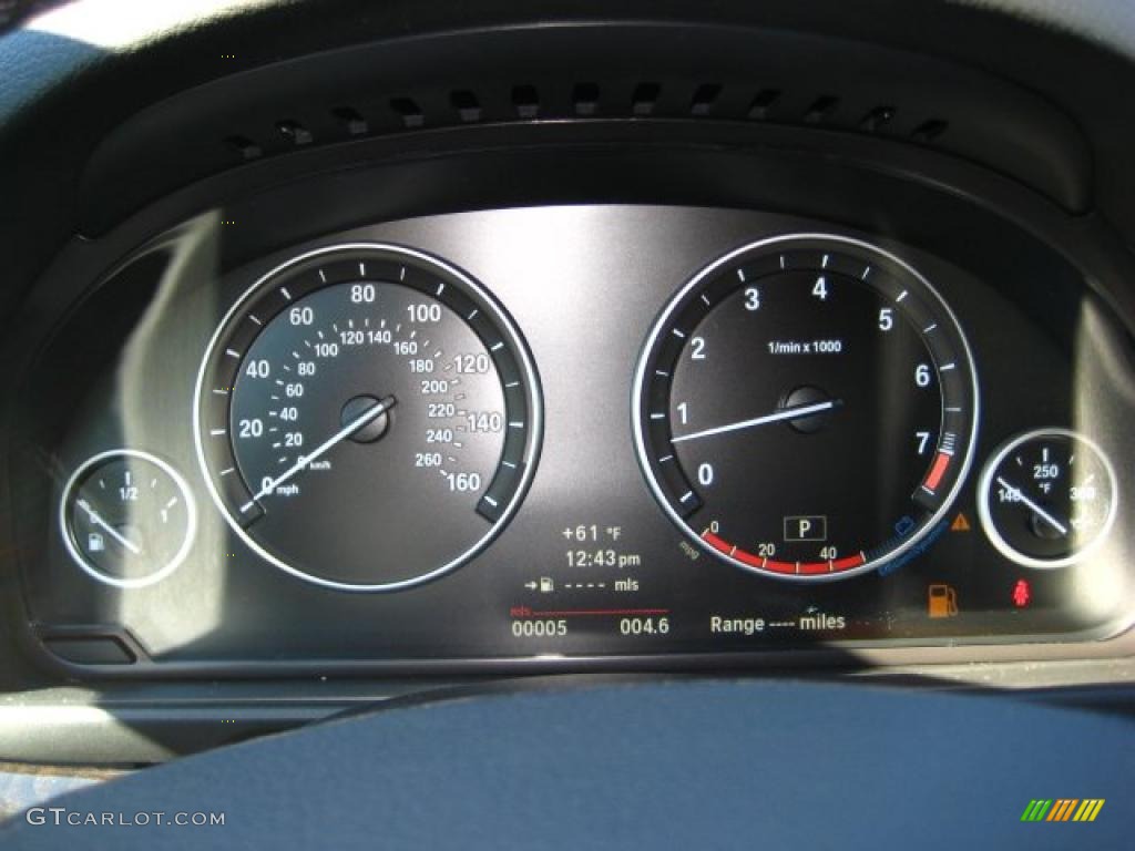 2011 5 Series 535i Sedan - Titanium Silver Metallic / Black photo #17