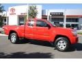 2007 Radiant Red Toyota Tacoma V6 TRD Sport Access Cab 4x4  photo #1