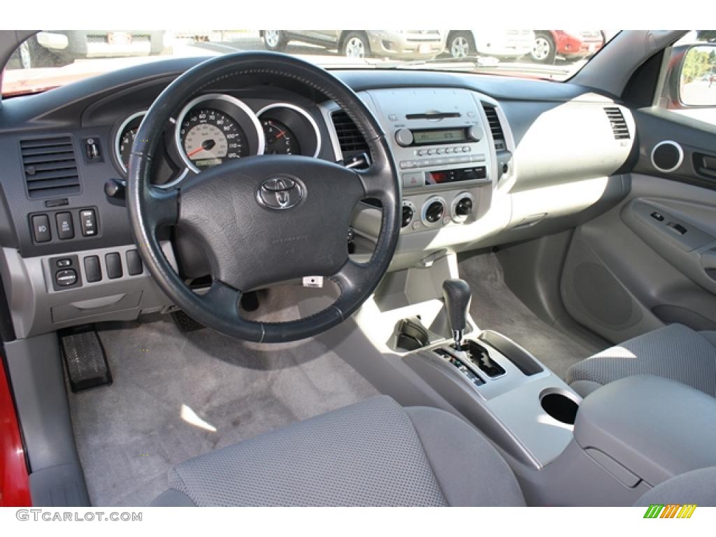 2007 Tacoma V6 TRD Sport Access Cab 4x4 - Radiant Red / Graphite Gray photo #13