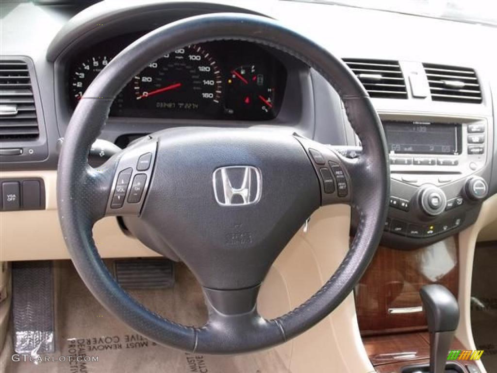 2007 Accord EX V6 Coupe - Taffeta White / Ivory photo #17