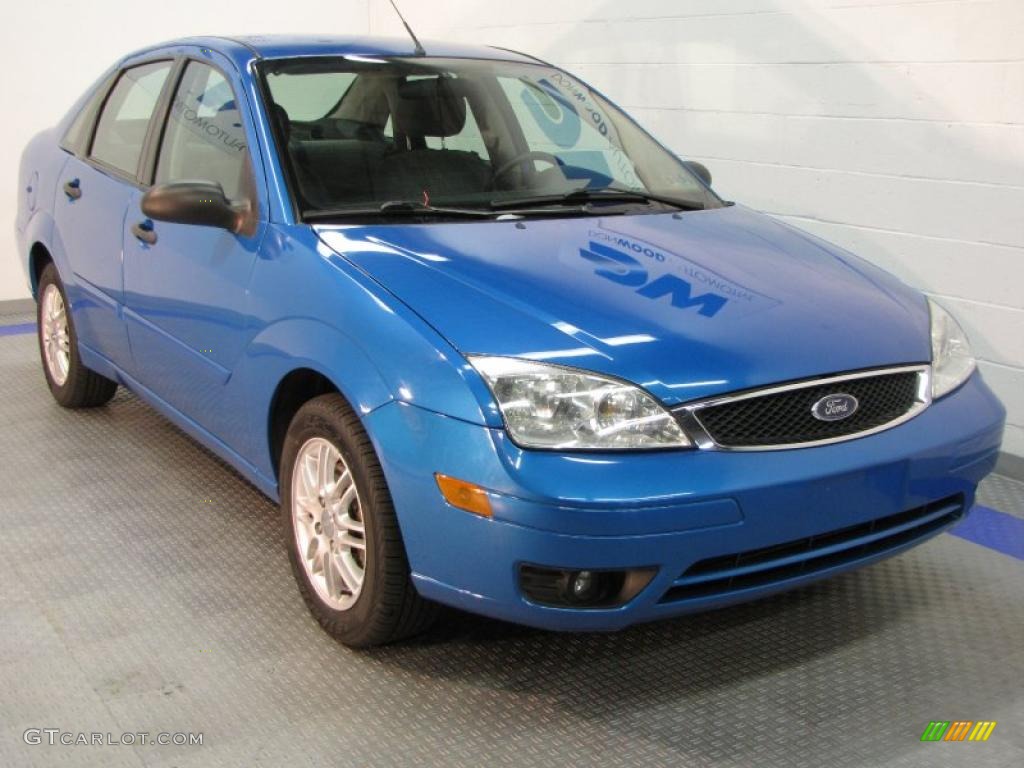 Aqua Blue Metallic Ford Focus