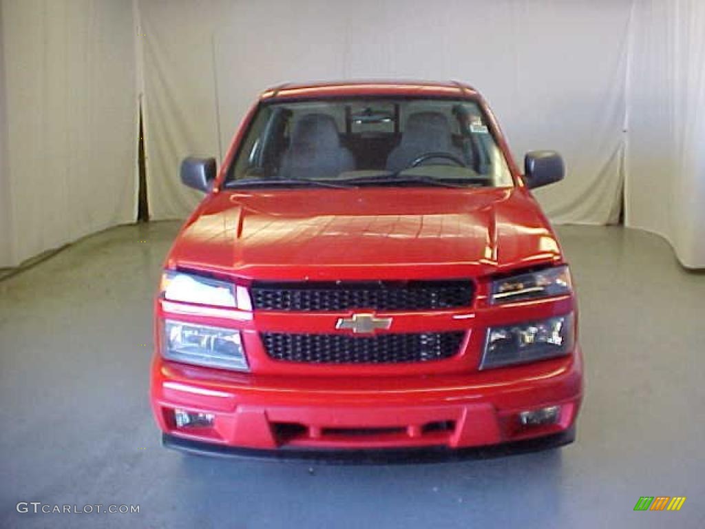 2005 Colorado Extended Cab - Victory Red / Sandstone photo #2