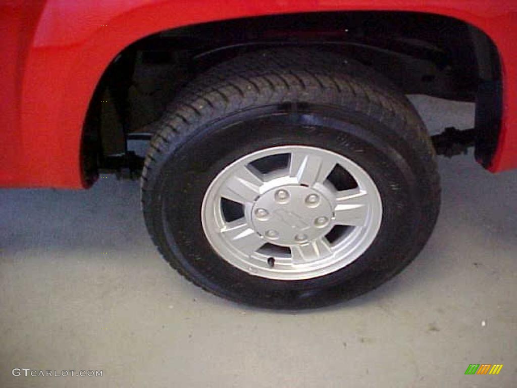 2005 Colorado Extended Cab - Victory Red / Sandstone photo #13