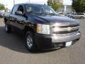 2008 Black Chevrolet Silverado 1500 LT Crew Cab 4x4  photo #3