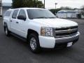 2008 Summit White Chevrolet Silverado 1500 LT Crew Cab 4x4  photo #3