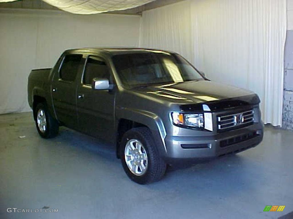 2008 Ridgeline RTS - Billet Silver Metallic / Gray photo #1