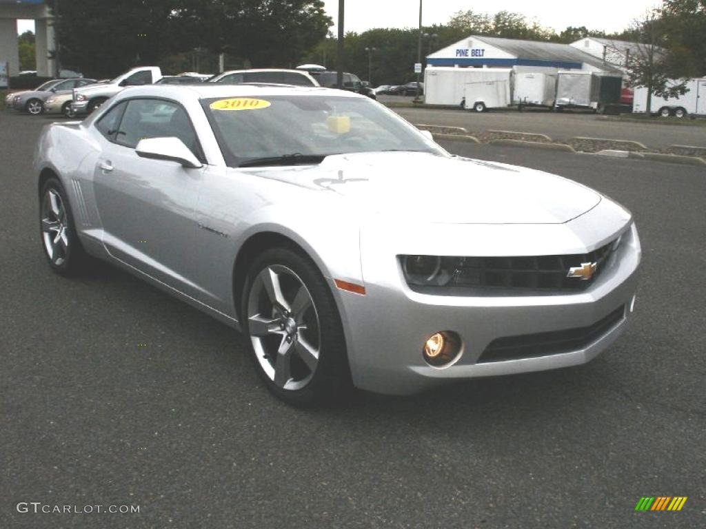 2010 Camaro LT/RS Coupe - Silver Ice Metallic / Black photo #3