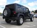 2011 Black Jeep Wrangler Unlimited Rubicon 4x4  photo #3