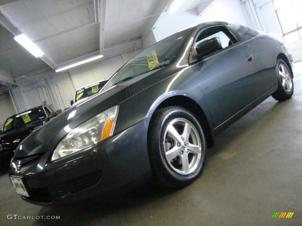 2003 Accord EX Coupe - Graphite Pearl / Black photo #1