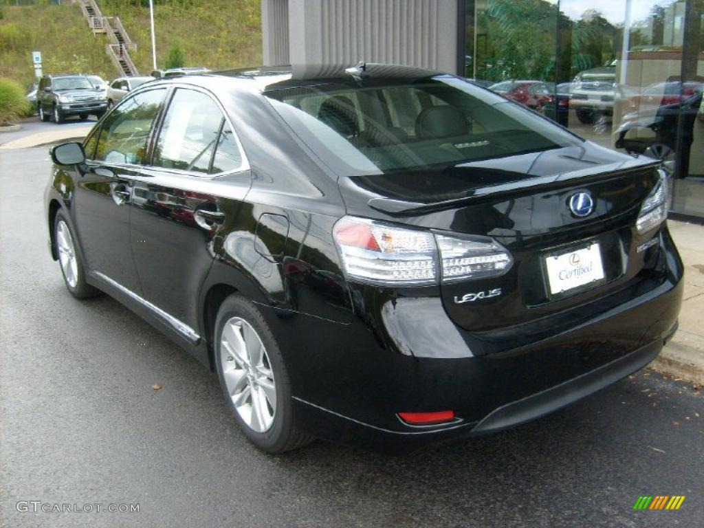 2010 HS 250h Hybrid Premium - Obsidian Black / Black photo #3