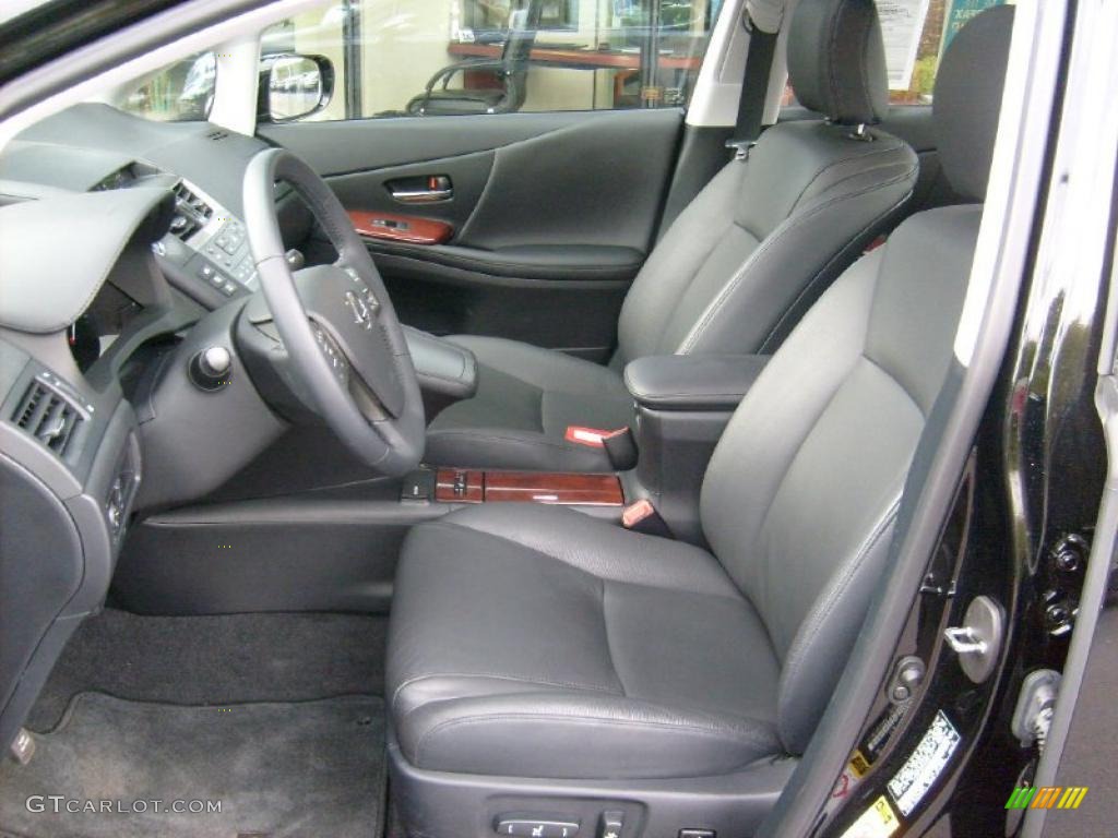 2010 HS 250h Hybrid Premium - Obsidian Black / Black photo #9