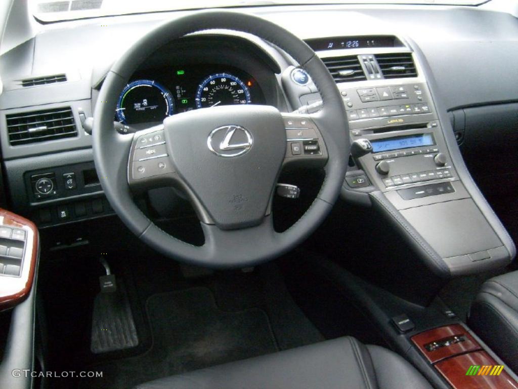 Black Interior 2010 Lexus HS 250h Hybrid Premium Photo #37385174