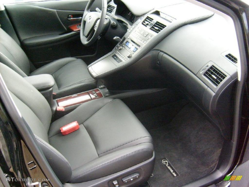 2010 HS 250h Hybrid Premium - Obsidian Black / Black photo #16