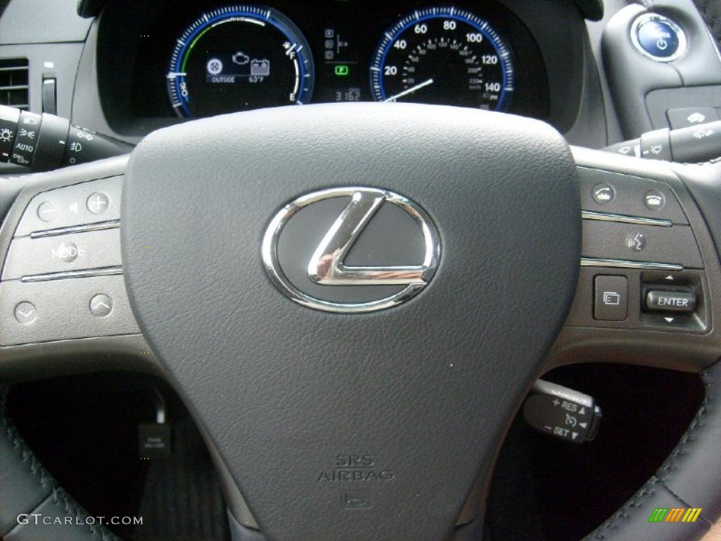 2010 HS 250h Hybrid Premium - Obsidian Black / Black photo #18