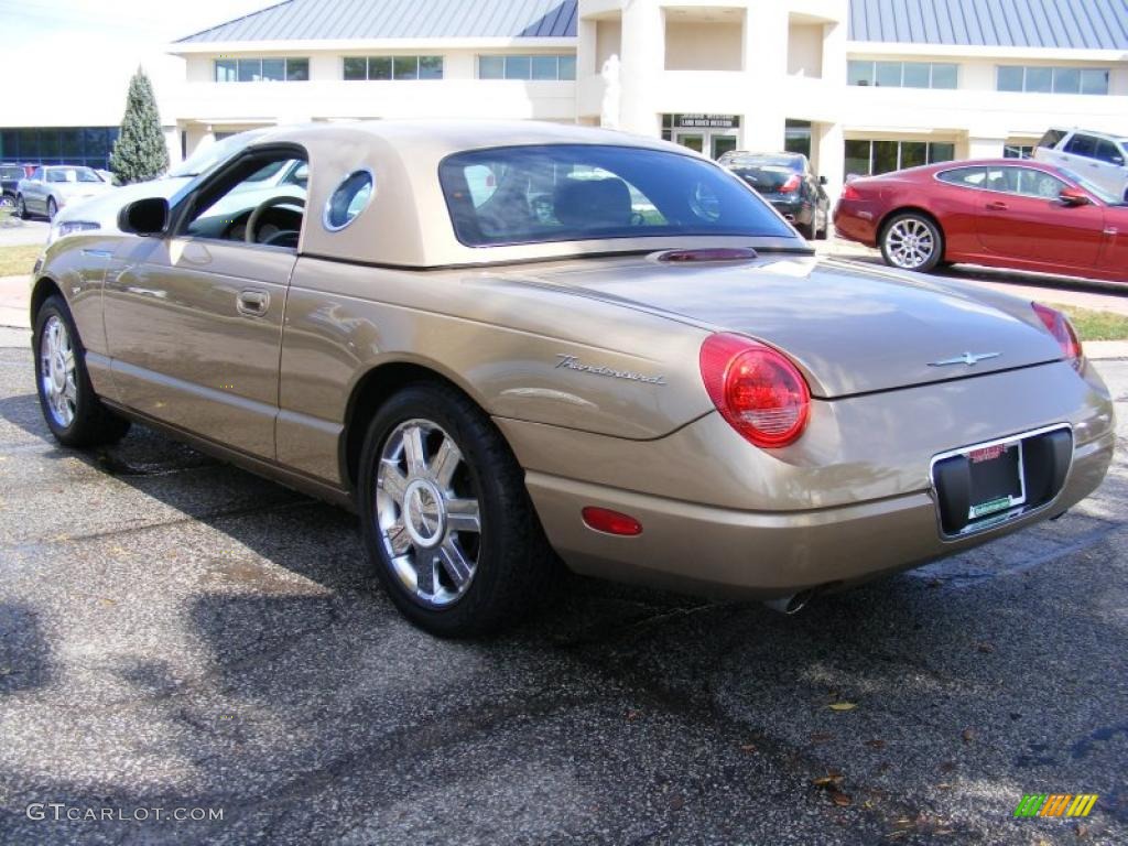 2005 Thunderbird Premium Roadster - Bronze Metallic / Black Ink/Light Sand photo #3