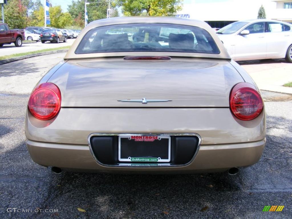 2005 Thunderbird Premium Roadster - Bronze Metallic / Black Ink/Light Sand photo #4
