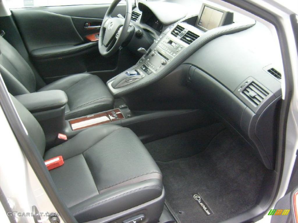 Black Interior 2010 Lexus HS 250h Hybrid Premium Photo #37385522