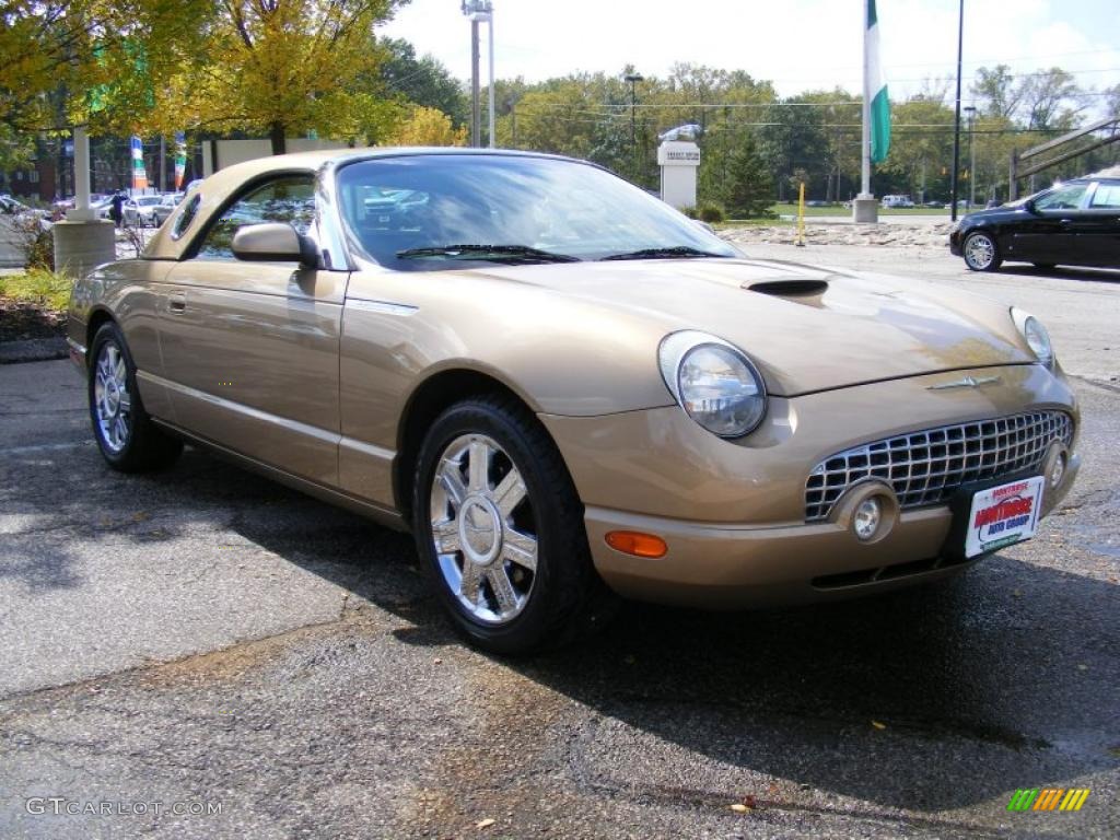 2005 Thunderbird Premium Roadster - Bronze Metallic / Black Ink/Light Sand photo #7