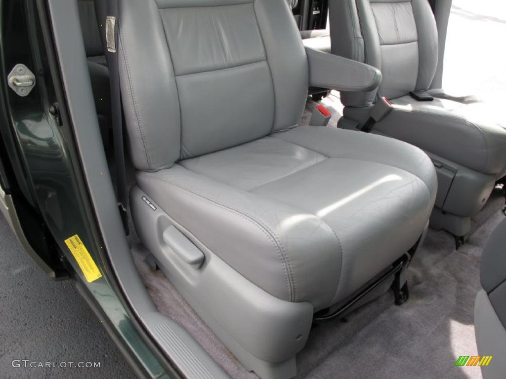 2002 Sienna XLE - Woodland Pearl / Gray photo #16