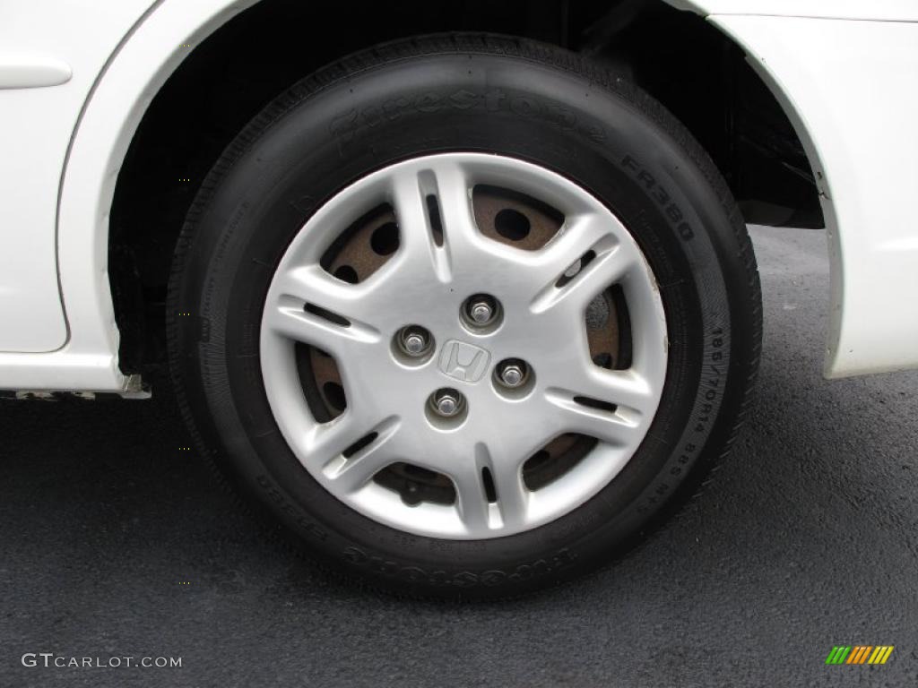 2001 Honda Civic LX Sedan Wheel Photo #37387404