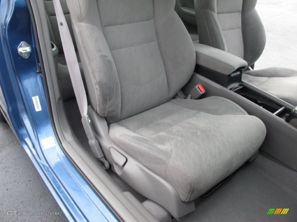 2008 Civic LX Coupe - Atomic Blue Metallic / Gray photo #13