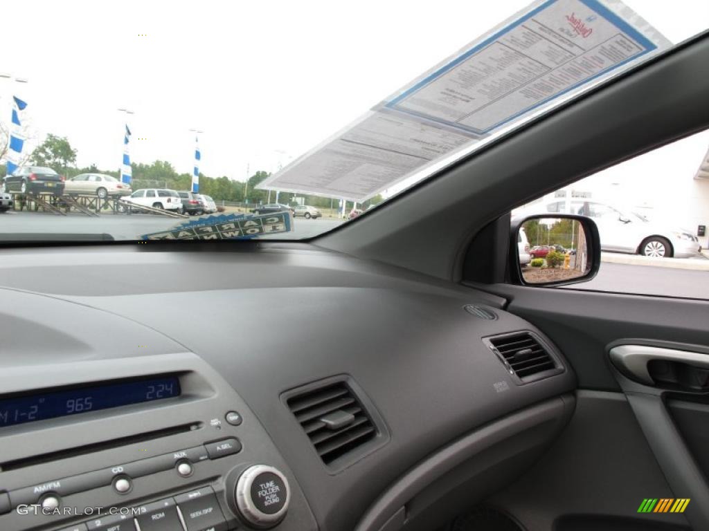 2008 Civic LX Coupe - Atomic Blue Metallic / Gray photo #19