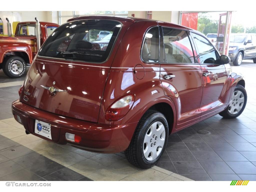2007 PT Cruiser  - Inferno Red Crystal Pearl / Pastel Slate Gray photo #5
