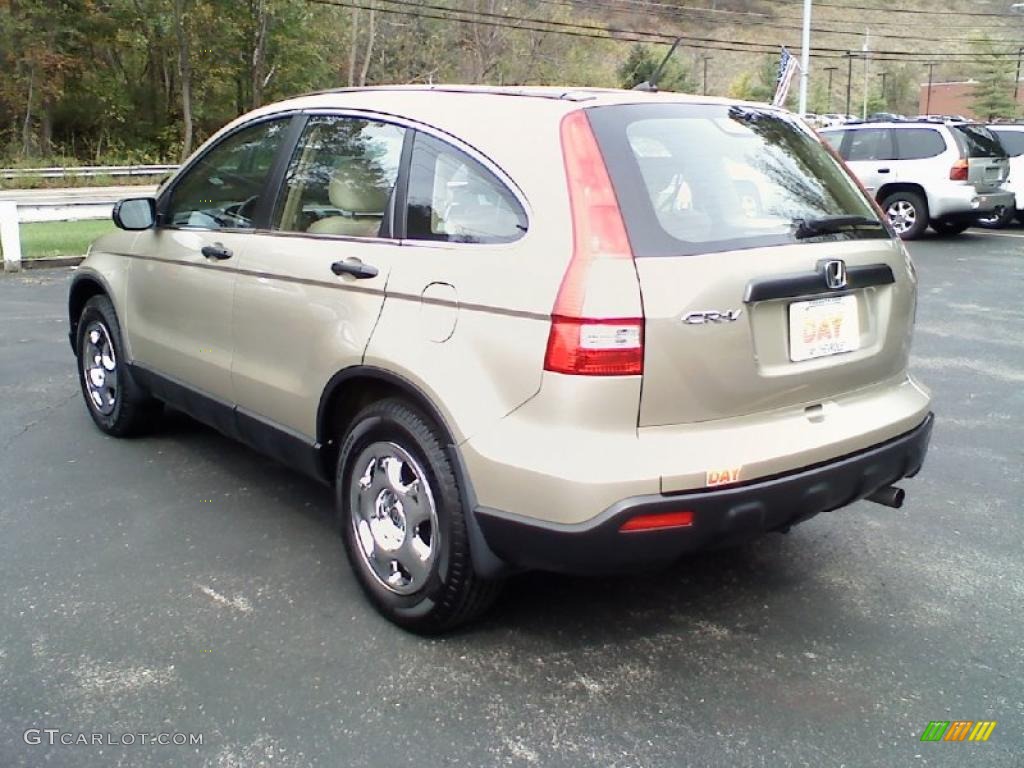 2008 CR-V LX - Borrego Beige Metallic / Ivory photo #4