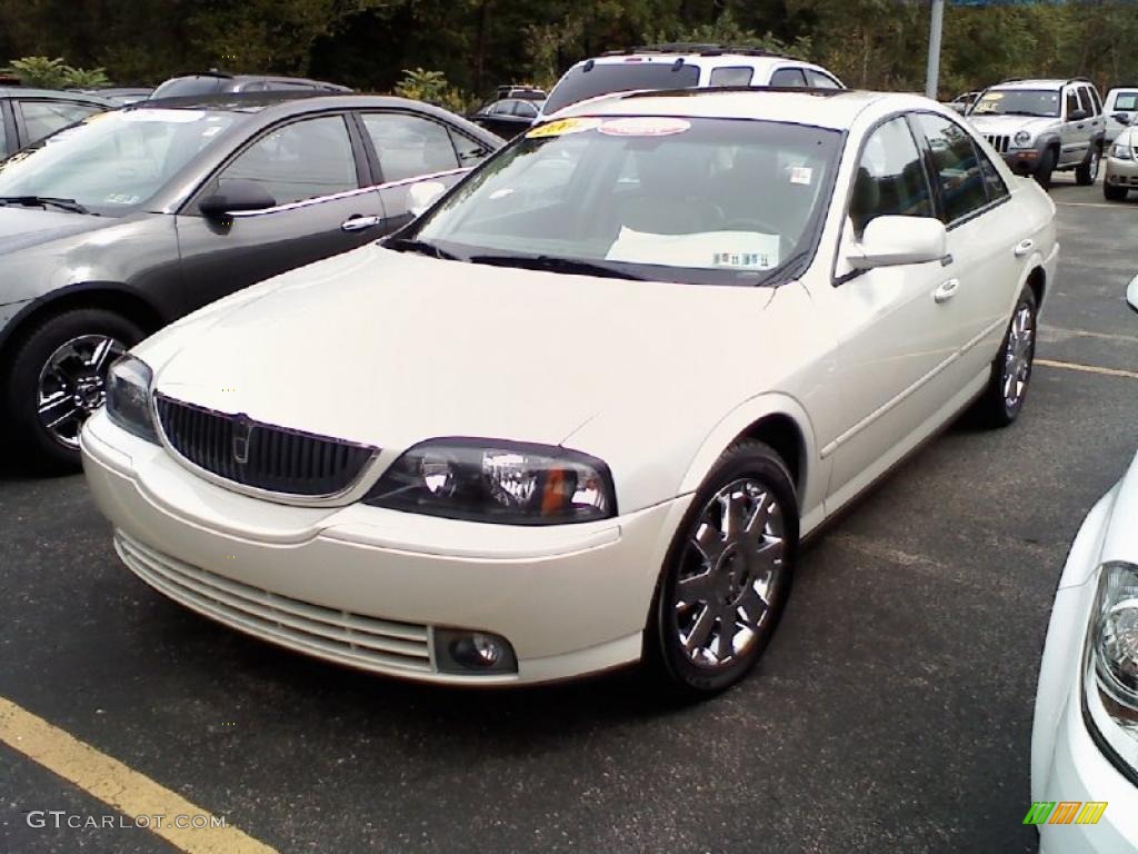 2004 LS V8 - Ceramic White Tri-Coat / Shale/Dove photo #1