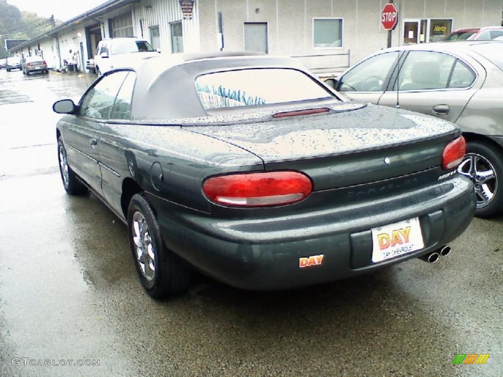 2000 Sebring JX Convertible - Shale Green Metallic / Agate photo #3